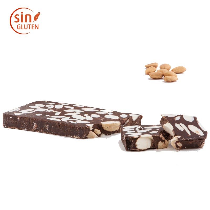 118 Turron de chocolate negro y almendra Marcona