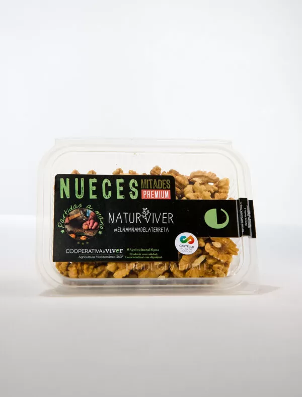 Nueces premium mitades tarrina 250 gr Cooperativa Viver 600x788 1